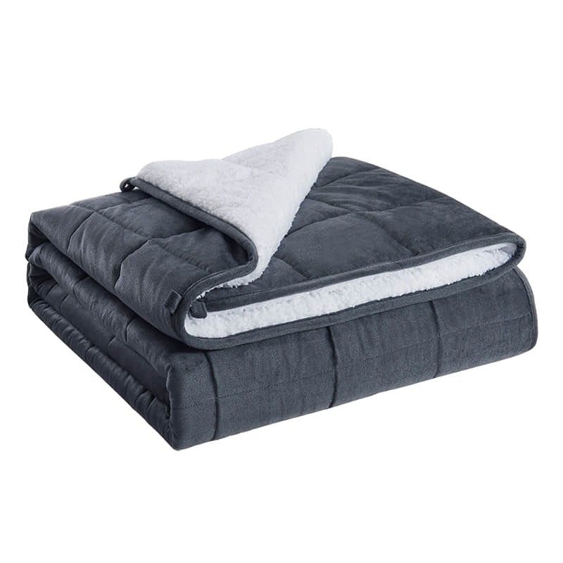 Minky and Sherpa Weighted Blanket