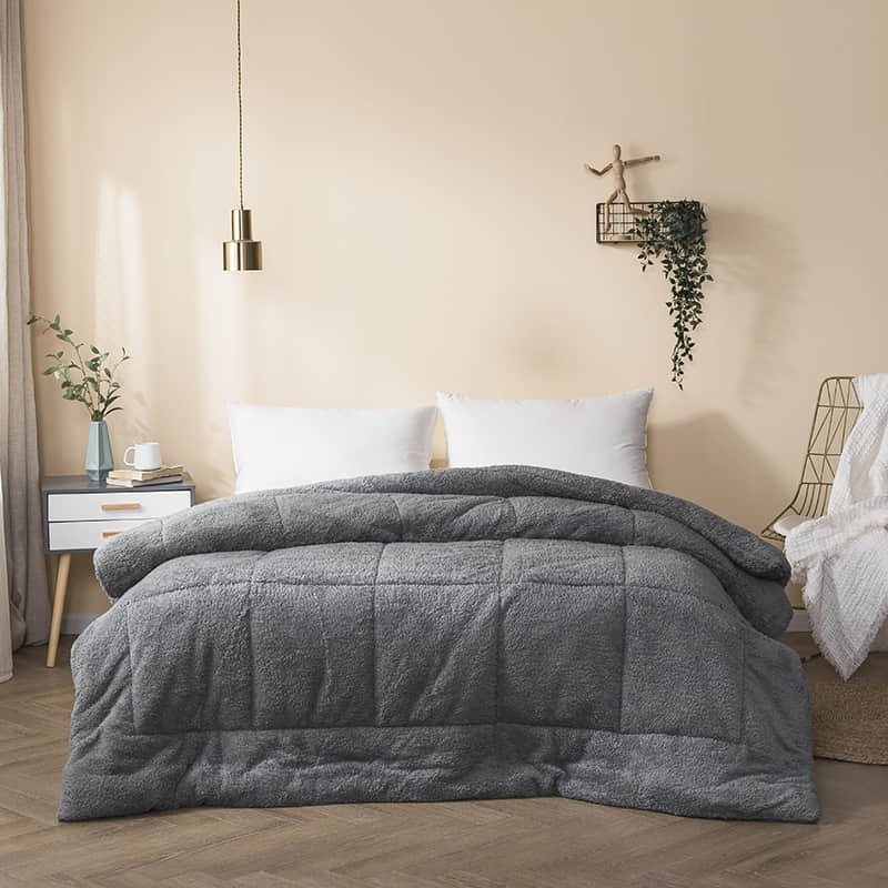 Sherpa Comforter For Winter