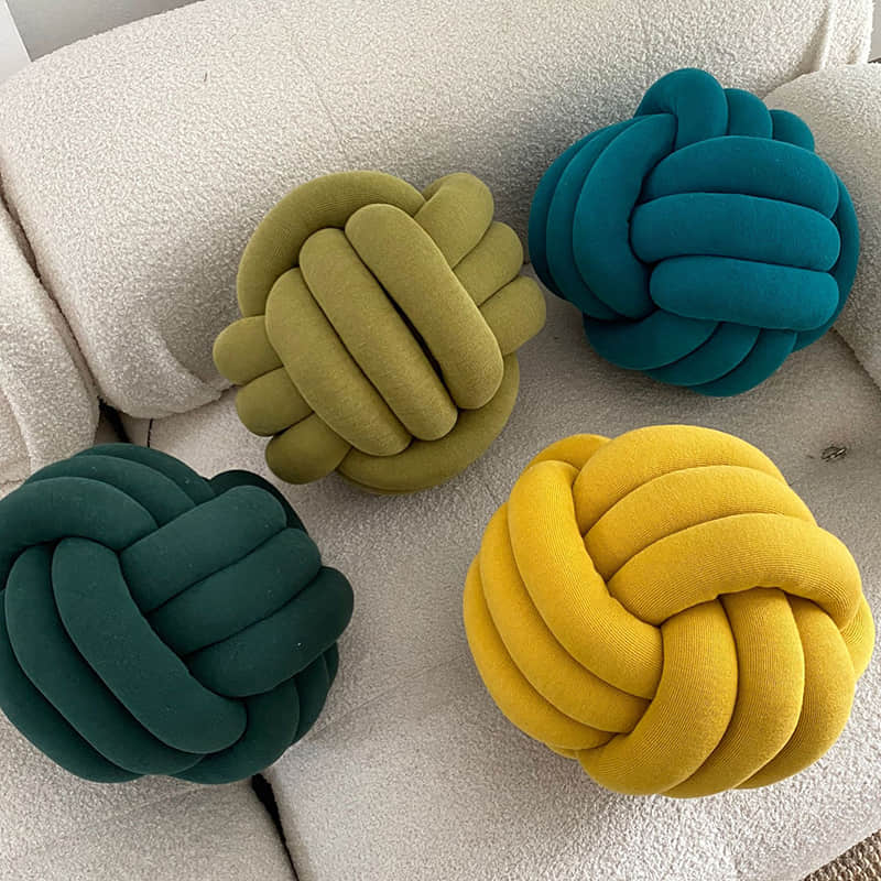 Knot Throw Ball Pillow