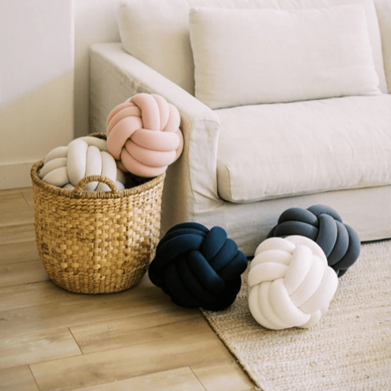 Knot Throw Ball Pillow