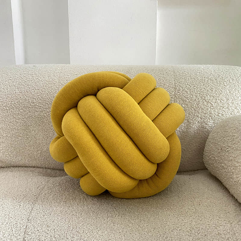 Knot Throw Ball Pillow