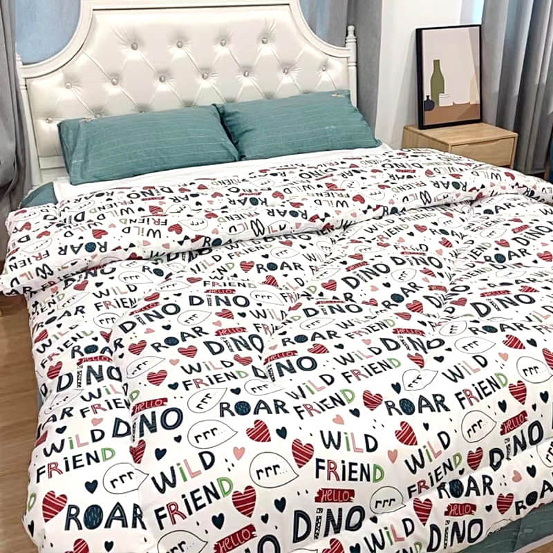 Microfiber Printed Comforter Set