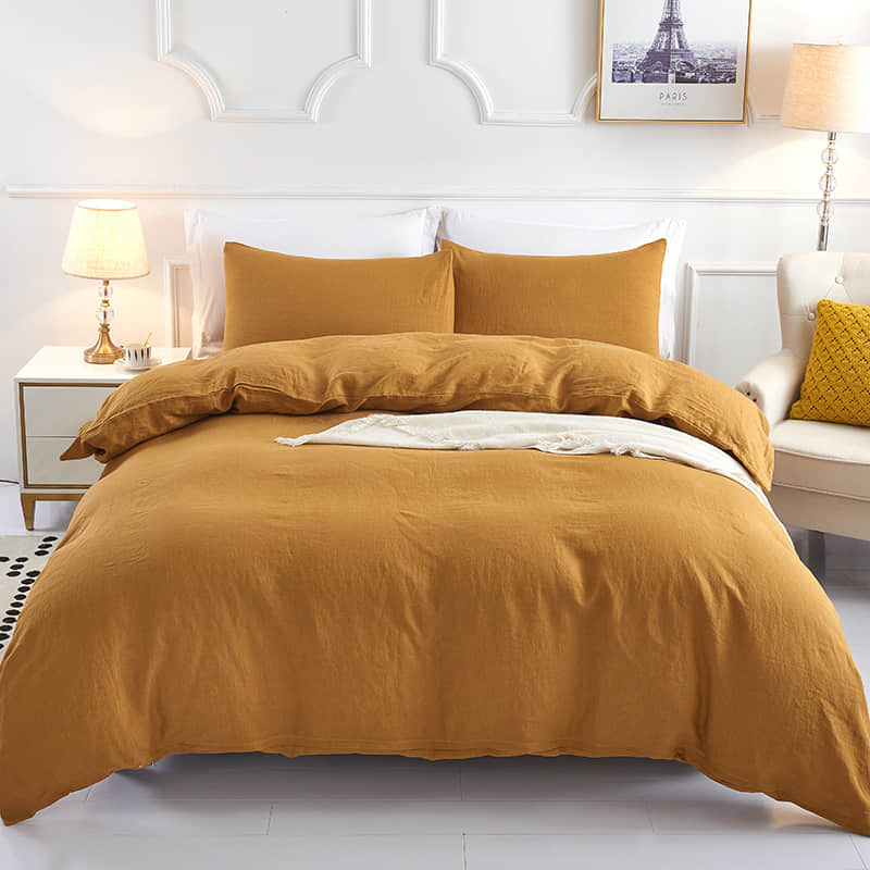 Linen Bed Sheets Set