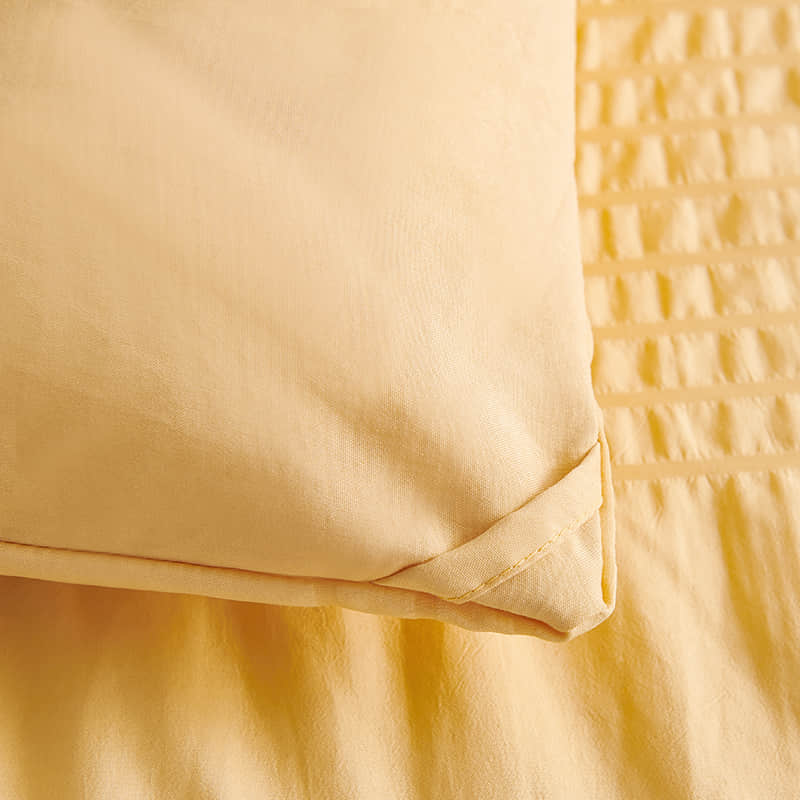 Wrinkle Microfiber Comforter Set