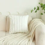 Production High-Quality Faux Fur Pillow