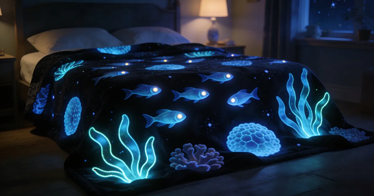 Light Up Your Product Line: Innovating with Custom Glow in the Dark Blankets - YIXI Textile Manufacturer 2
